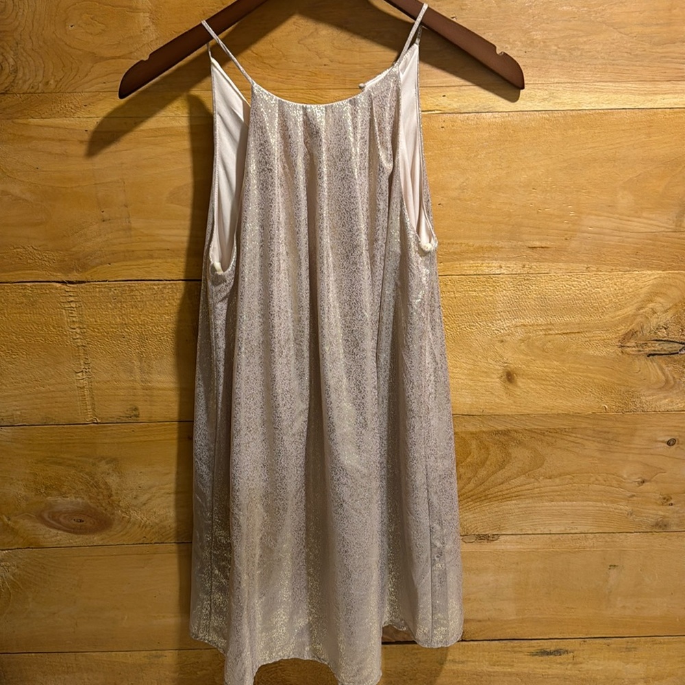 Cute Gold party dress from LUSH size xs SMOKE FREE HOME